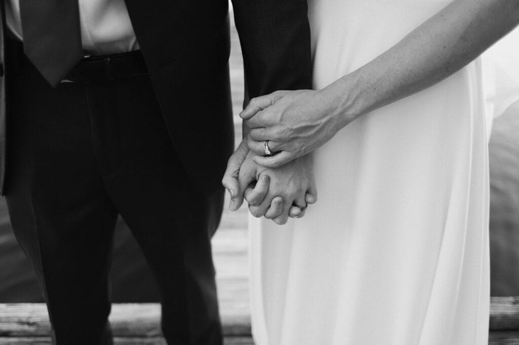 Black-and-White for the Raw Moments - Cinematic Wedding Video Editing Ideas