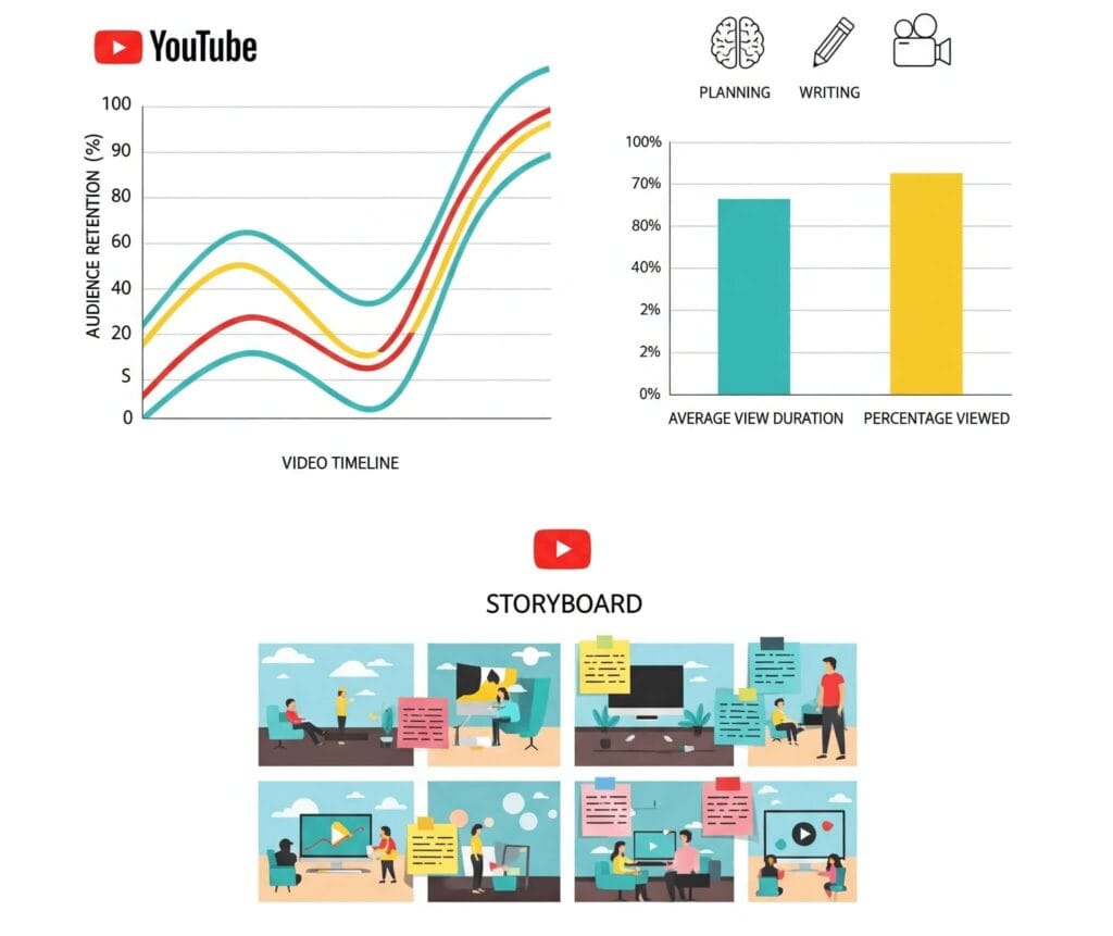 steps to create YouTube videos for higher retention