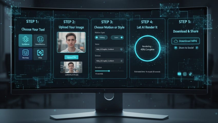 How To Turn a Photo into an AI Video
