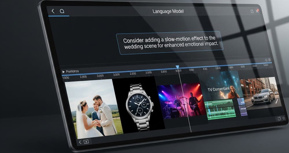 LLM-assisted video editing for different niches
