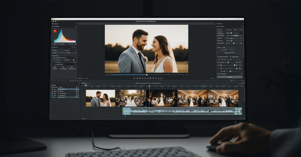 step-by-step guide to making your wedding reel look like a movie